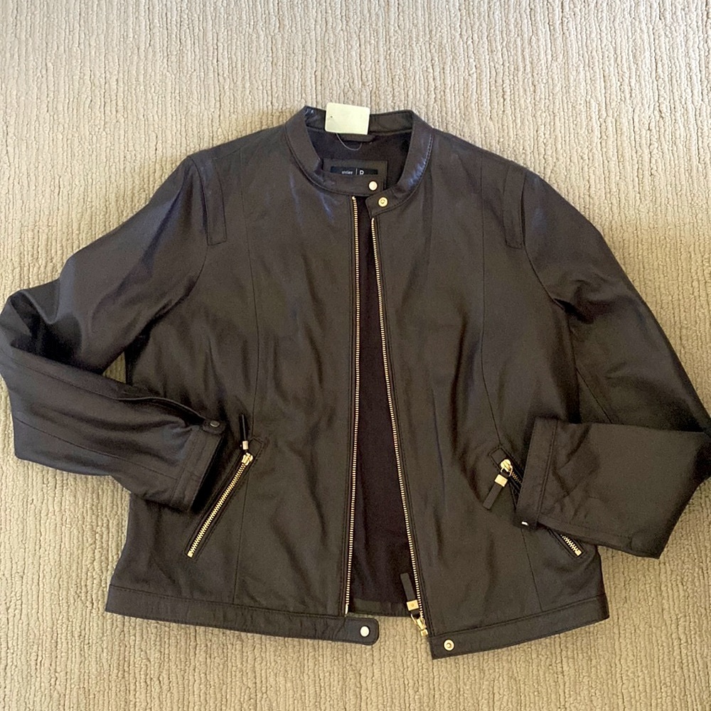 Brand new real leather Atelier jacket